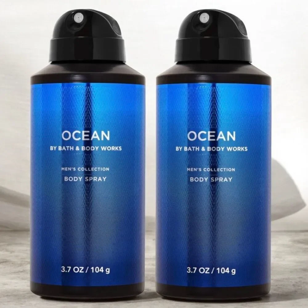 Bath & Body Works Lot of 2 OCEAN Men’s Collection Body Spray Cypress Vetiver Air